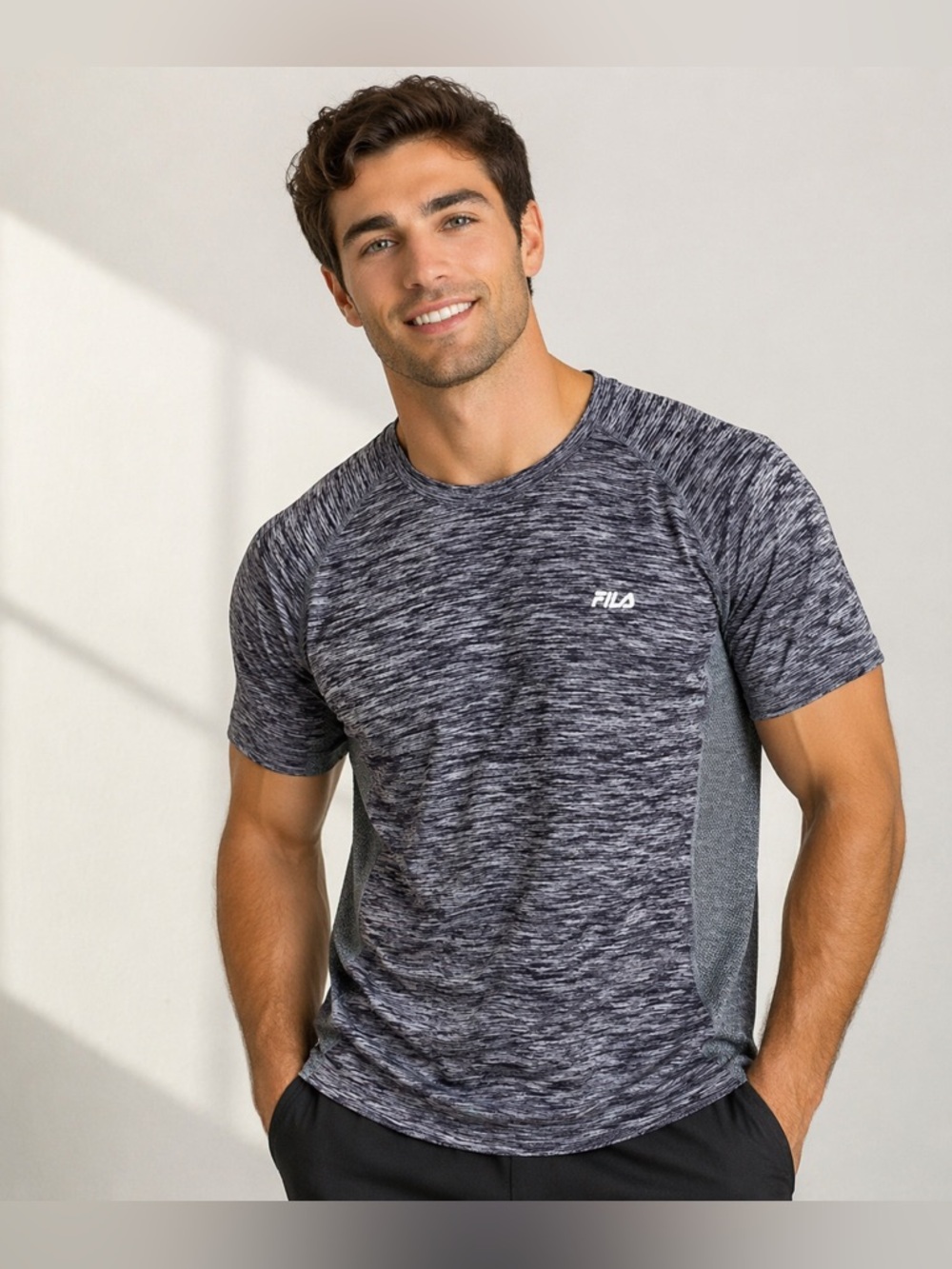 FILA men's T-shirt,Size US L , gray color, in excellent condition